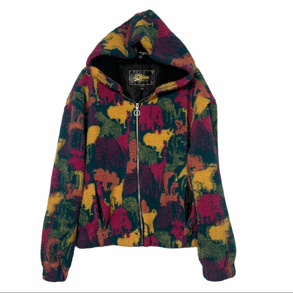 ❗️Animal Colorful Design Puff Sweater